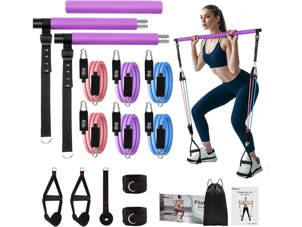 Fokky kit élastique de musculation avec poignées et sangles de cheville